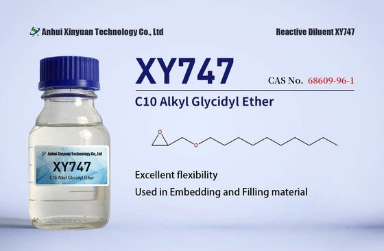 C10 ALKYL GLYCIDYL ETHERS XY747 CAS 68609-96-1, FLOORING, CONCRETE REPAIRING, FILLING MATERIAL, EMBEDDING, MONO EPOXY FUNCTIONAL, TRANSPARENT LIQUID