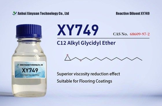 C12 ALKYL GLYCIDYL ETHERS XY749 CAS 68609-97-2, CHEMICAL RESISTANCE COATING, MARINE COATING, TOOLING AND CASTING, GENERAL PURPOSE ADHESIVES, 100% SOLID COATINGS, MONO EPOXY FUNCTIONAL