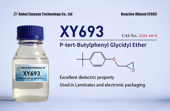 XY693 p-tert-butylphenyl glycidyl ethers, CAS 3101-60-8, EC No. 221-453-2, Molecular Formula C13H18O2, p-tert-butylphenyl 1-(2,3-epoxy)propyl ethers