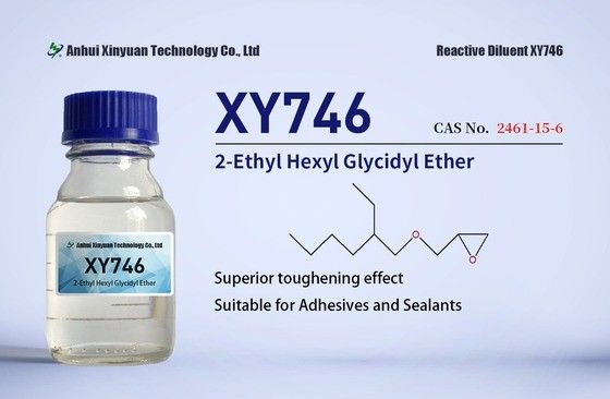 2-ETHYL HEXYL GLYCIDYL ETHERS XY746 XY746P CAS 2461-15-6 ผสมผสาน ผิวเคลือบแบบแข็ง 100% ผสมผสาน เครื่องมือ สารเสริมรักษา